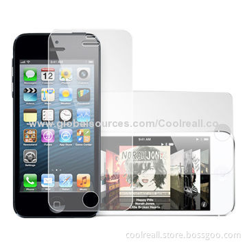 Tempered Glass Screen Protectors for iPhone 5/5C/5S, 9H Hardness